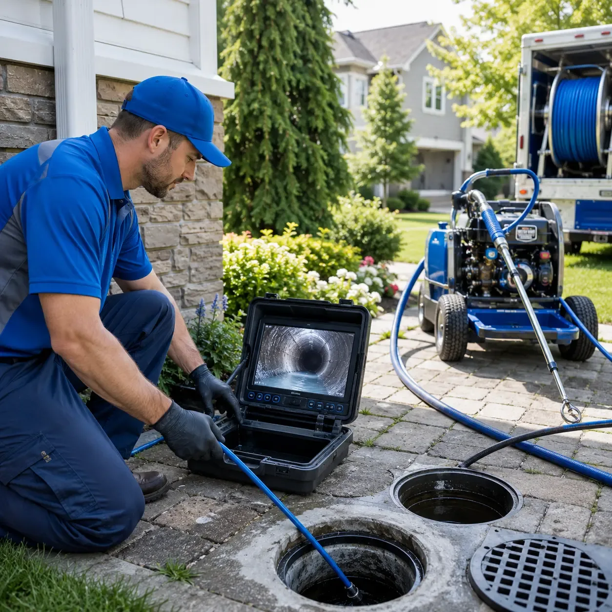 Outdoor drain cleaning professionals serving Colonia, NJ